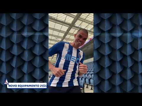 Novo Equipamento FC Porto 2122 Vestidos para danarEquipados para ganhar Nice moves Pepe