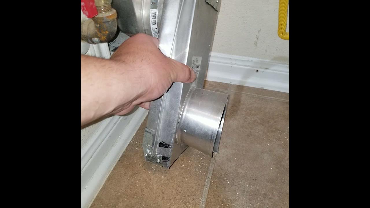 How to install sliding offset dryer vent. DIY close rear dryer vent
