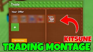 Trading Montage 1 - I Got Red Kitsune | Roblox Grow a Garden