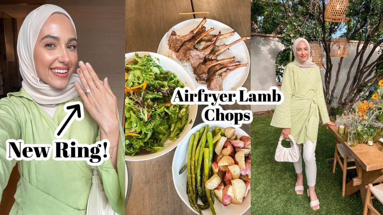 Vlog ✨Road trip, New Ring, Air Fryer Lamb Chops, My Skincare Routine