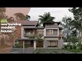Trending modern contemporary house design 2024  kerala style