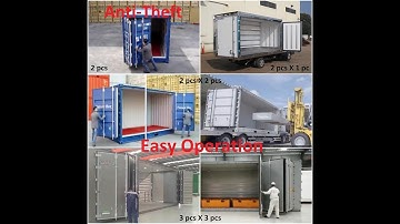 Sliding Open Side Container - 사이드오픈 컨테이너 사용사례