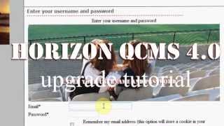 Horizon Qcms 4 Upgrade Tutorial