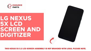 LG Nexus 5X LCD Screen and Digitizer Assembly with Front Housing Part Only
