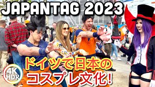 Japan Tag 2023 / Japan Day: Düsseldorf&#39;s Biggest Cultural Festival &amp; Fireworks! 4K-HDR Walking Tour