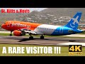 A rare visitor  jetlines a320  arriving in st kitts  caribbean from toronto canada