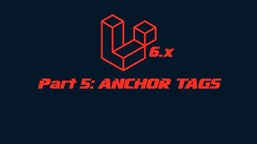 Laravel 6.x 2020 - Part 5: Anchor Tags