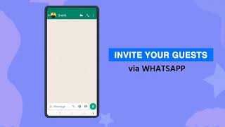 WeSnapThat - How to share an event invite by WhatsApp screenshot 4