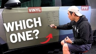 Watch Before Wrapping Your Cybertruck  Color Vinyl vs PPF Features  TESBROS