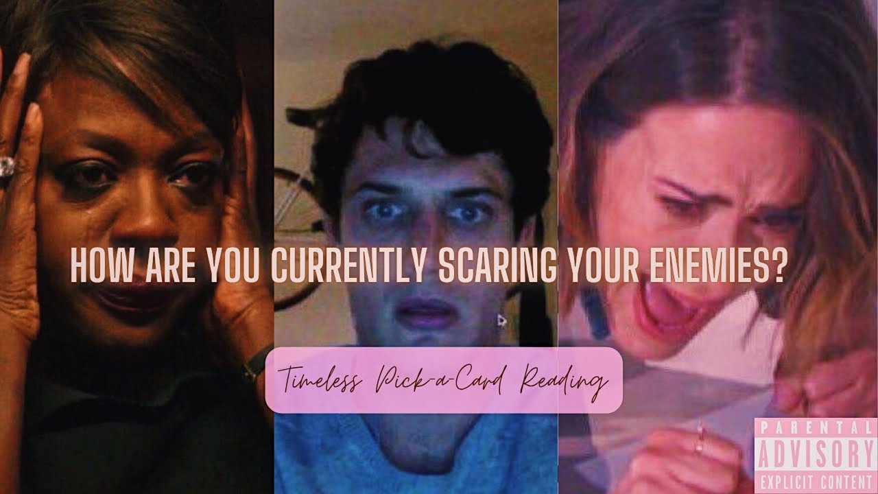 How Are You Currently Scaring Your Enemies? 🫣😳😱 |Timeless Pick-a-Card Reading