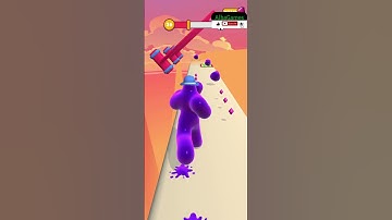 Blob Runner 3D 🔵🟣⚪ ( Android Gameplay Level Up All Level New Android Game ) #shorts game