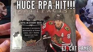 HUGE RPA HIT - 2020-21 Upper Deck Artifacts Hobby Box Break