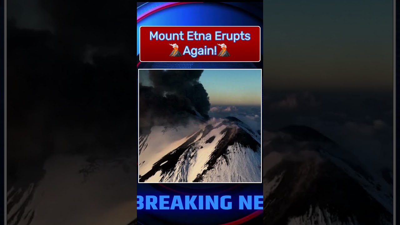 Mount Etna Erupts — RED Alert in Sicily