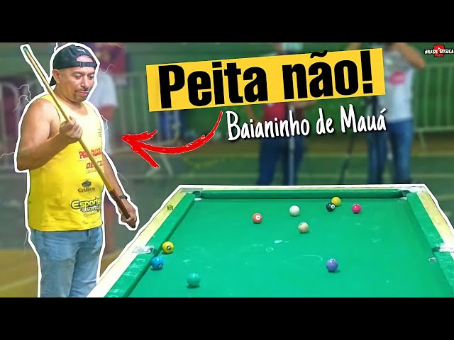 Não Intendo on X: Baianinho de Mauá, o melhor jogador de sinuca do Brasil   / X