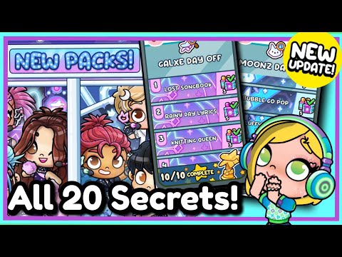 All 20 Secrets For Galxe & Moonz Day Off + Live Galxe Packs! (avatar World)