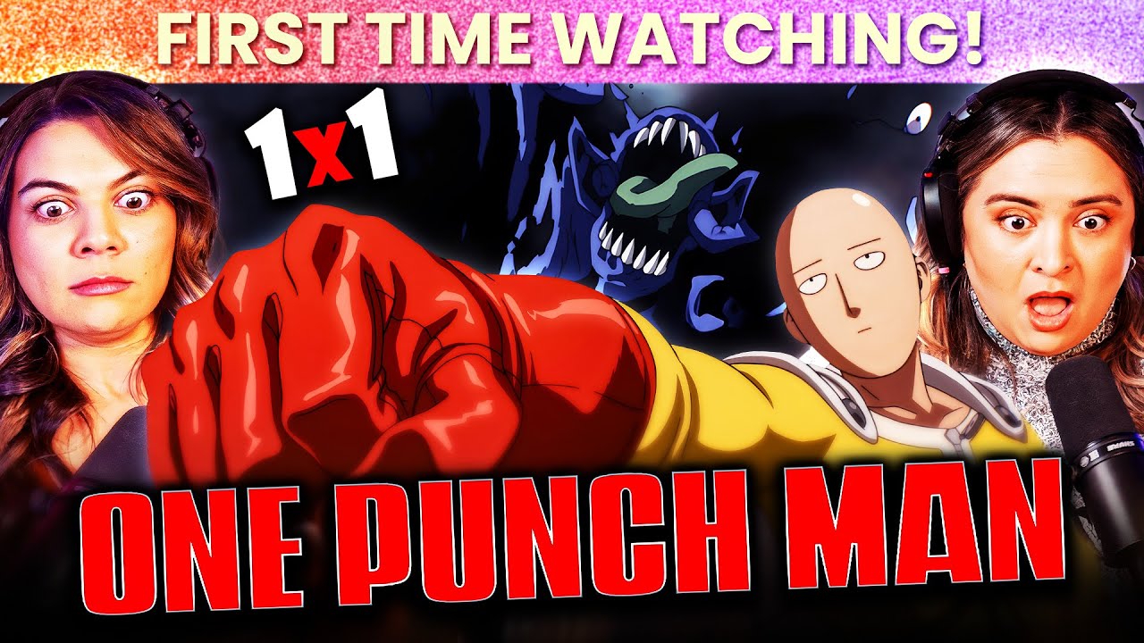 Anime Newbies React to ONE PUNCH MAN for the FIRST TIME! (1x1)