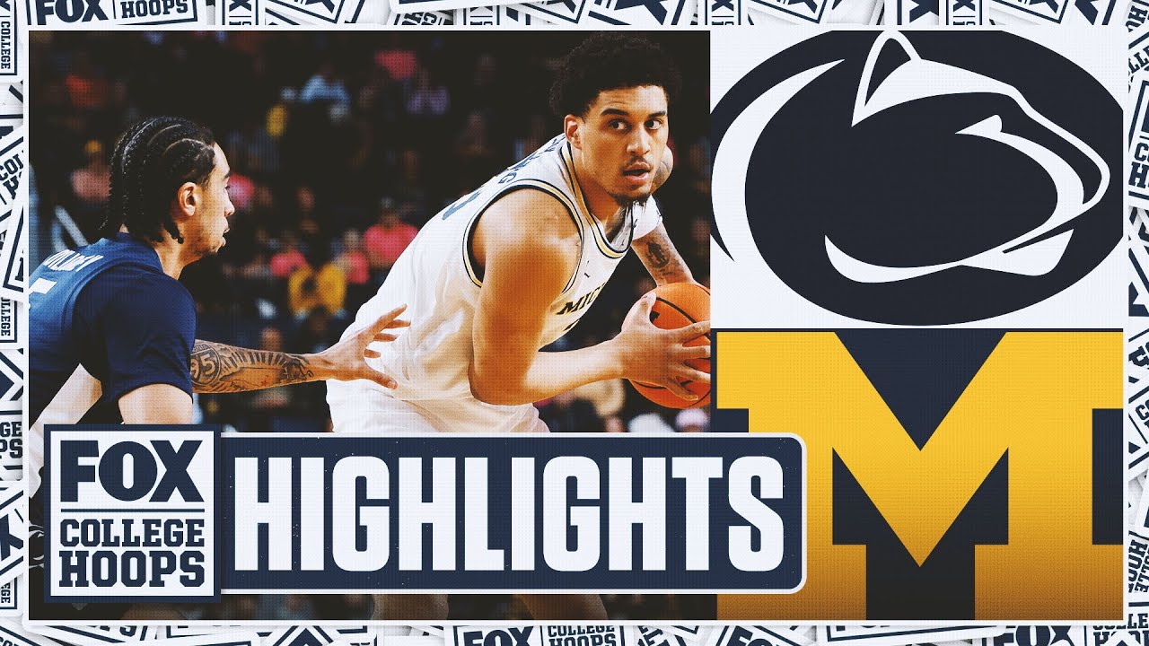 Penn State Nittany Lions vs. No. 2 Michigan Wolverines Highlights 🏀 FOX College Hoops