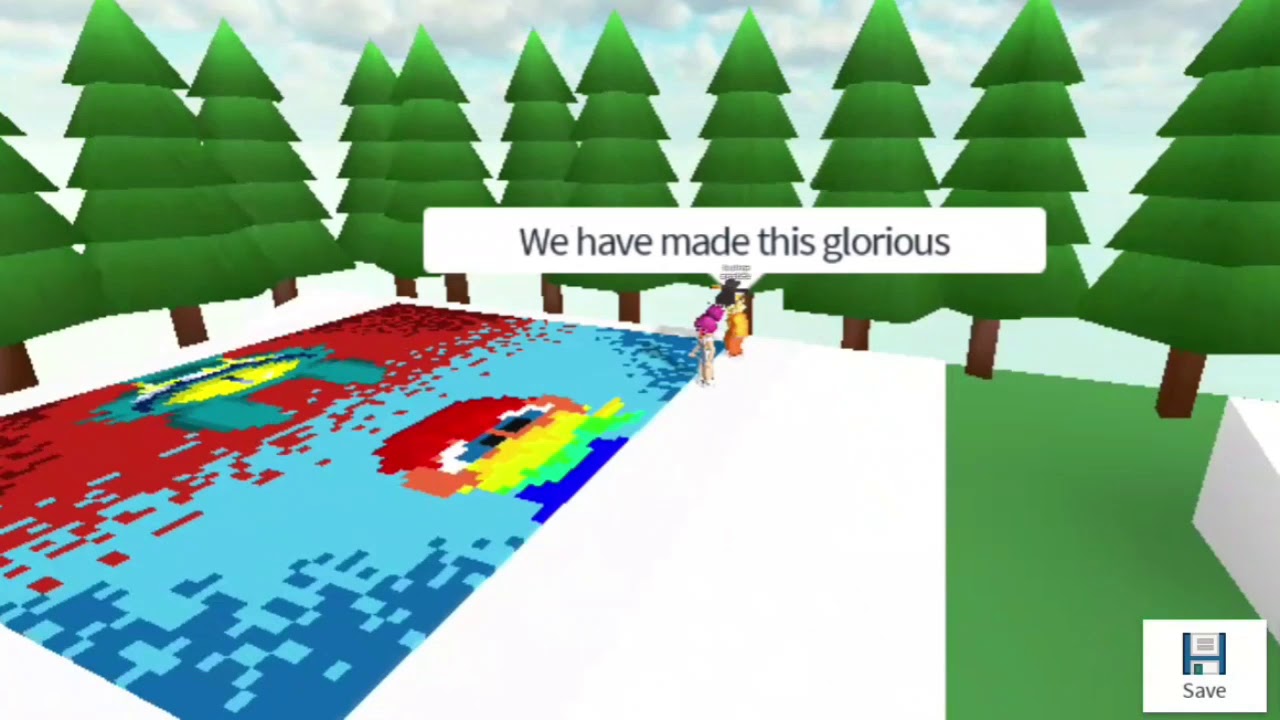 Some Art in Roblox YouTube