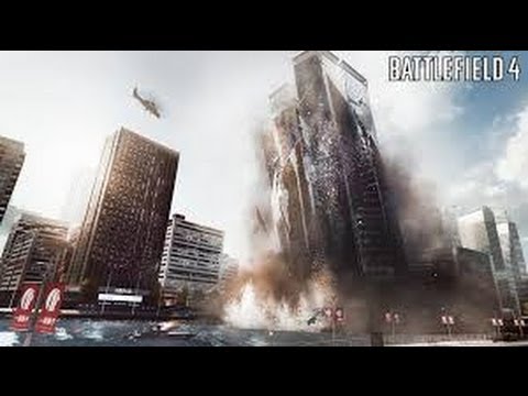 Prédio Gigante do Battlefield 4 Caindo