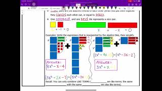 Unit 6C Lesson 1 - Adding & Subtracting Polynomials Notes