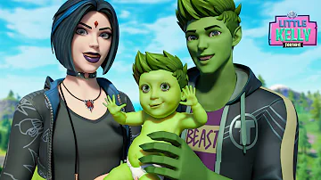 Did Raven and Beast Boy have a baby?