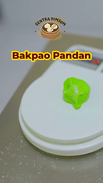 Pabrik bakpao Pandan bakpau varian warna