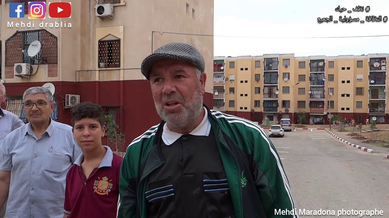 حي 550 مسكن بدائرة بوشڨوف ولاية ڨالمة في أكبر هبة تضامنية تنظيفية في الجزائر