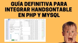 𝗖𝗼𝗺𝗼 𝘂𝘀𝗮𝗿 𝗹𝗮 𝗹𝗶𝗯𝗿𝗲𝗿𝗶𝗮 𝗛𝗮𝗻𝗱𝘀𝗼𝗻𝗧𝗮𝗯𝗹𝗲 𝗲𝗻 𝗣𝗛𝗣 𝘆 𝗠𝘆𝗦𝗤𝗟