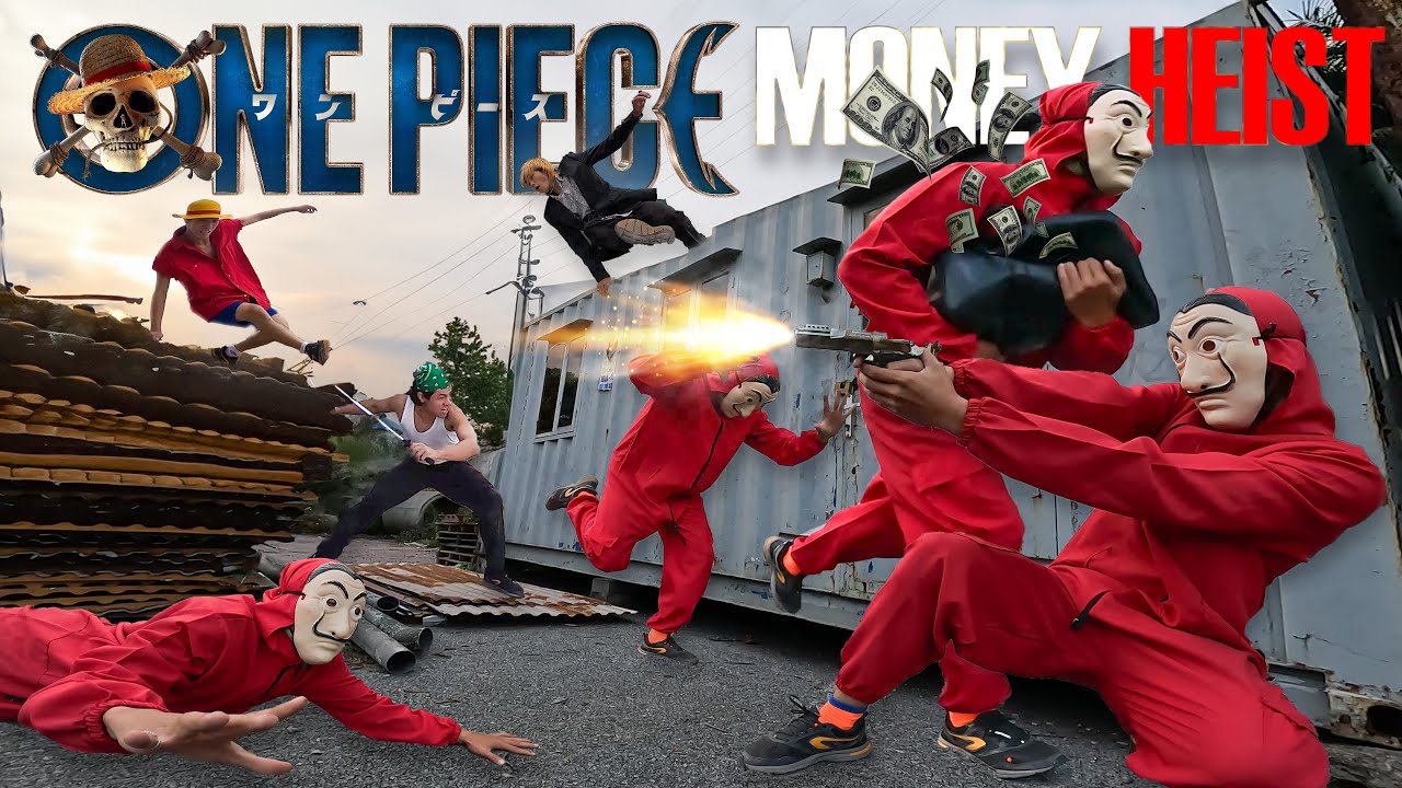 PARKOUR MONEY HEIST vs ONE PIECE LIVE ACTION - Luffy, Zoro, Sanji ( Epic Parkour Pov Chase ) Season2