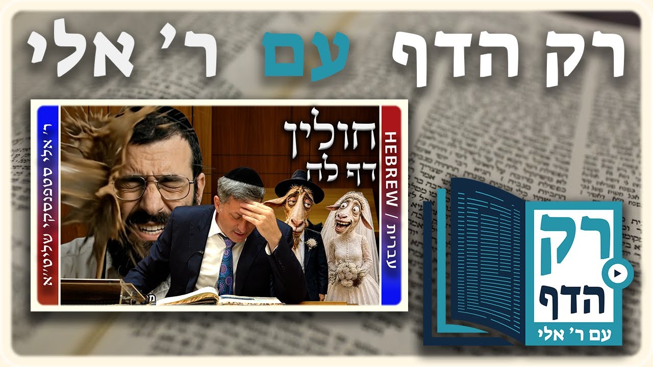 חזרה - חולין דף לח | "רק הדף" עם ר' אלי סטפנסקי