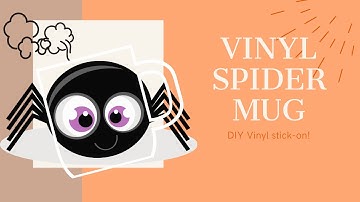 One Minute Make - Spider Mug - How To Assemble DIY Tutorial with SVG Files