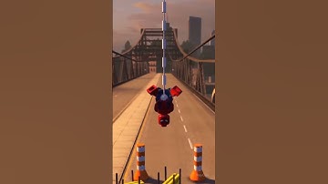 What happens if you try to cross the bridge in all Spider-Man games #ps5 #pc #Spiderman #spiderman