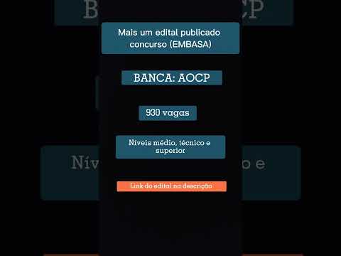 Concurso EMBASA -