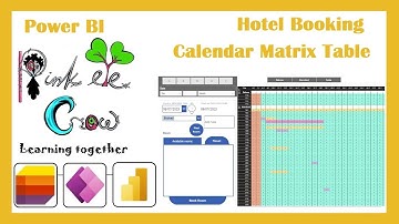 Power BI Hotel Booking Calendar Visual Available and booked days, Maintenance and Out of Order  Powe