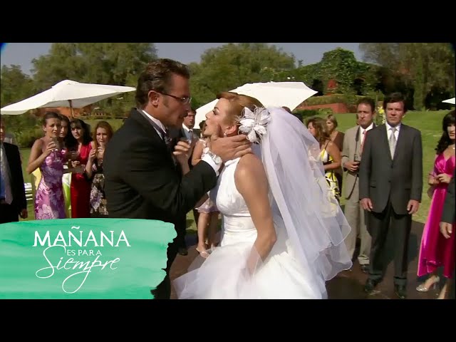 Fernanda huye de su boda | Mañana es para siempre 2/3 | C-18 | tlnovelas class=