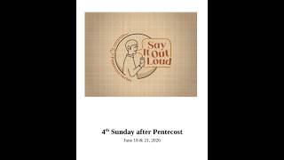 2026 06 18 Pentecost 4