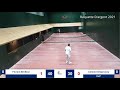Raquette D’argent 2021: Simples_ demi finale- C. Depreeuw vs R. Carter