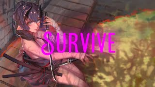 Spinner Sunny, VERB, Stella Key - Survive | Lyrics