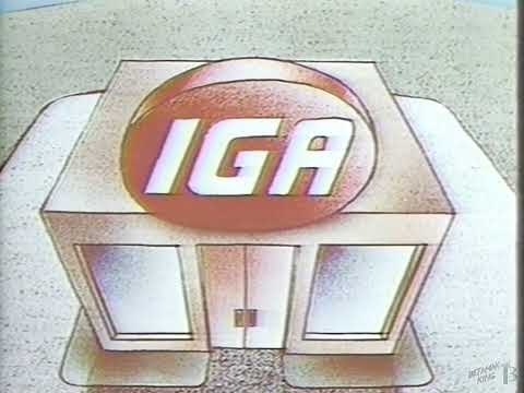 IGA Super Sale Flyer Commercial 1986