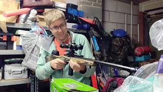 KC-02 bolt action sound test while chronoing, 2.5j on 0.4g