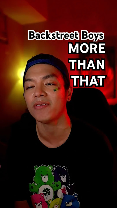 How will you rate my cover of @backstreetboys’ More Than That? #shorts #bsb #rawcover