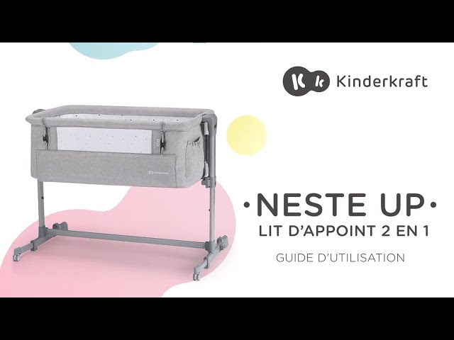 Lit bébé cododo Kinderkraft Neste 2 en 1 : Guide d'utilisation 