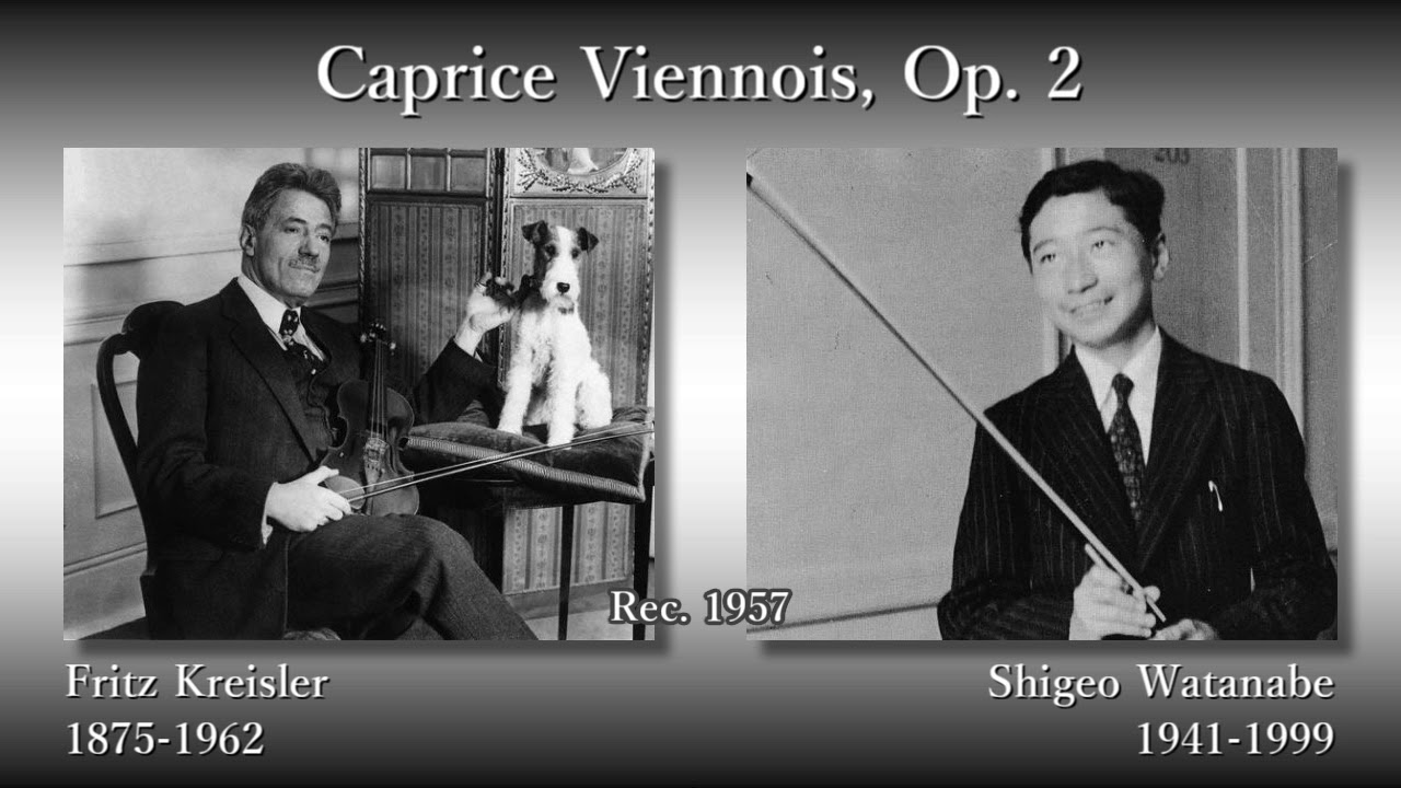 Kreisler: Caprice Viennois, S. Watanabe (1957) クライスラー