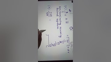 Write the following in decimal form say what kind of decimal expansion each has v) 2/11  vi) 329/400