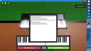 Rick Roll- Roblox Piano (Never gonna give you up)