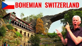 BOHEMIAN SWITZERLAND - Europe's largest sandstone arch, I discover historic graffiti