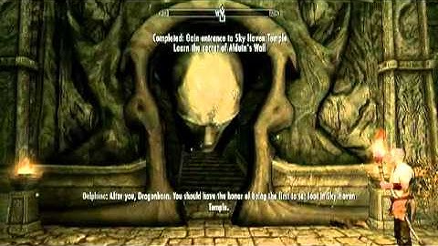 Skyrim Main Quest Walkthrough Part 10 - The Wall from the Trailer!! (Xbox 360)