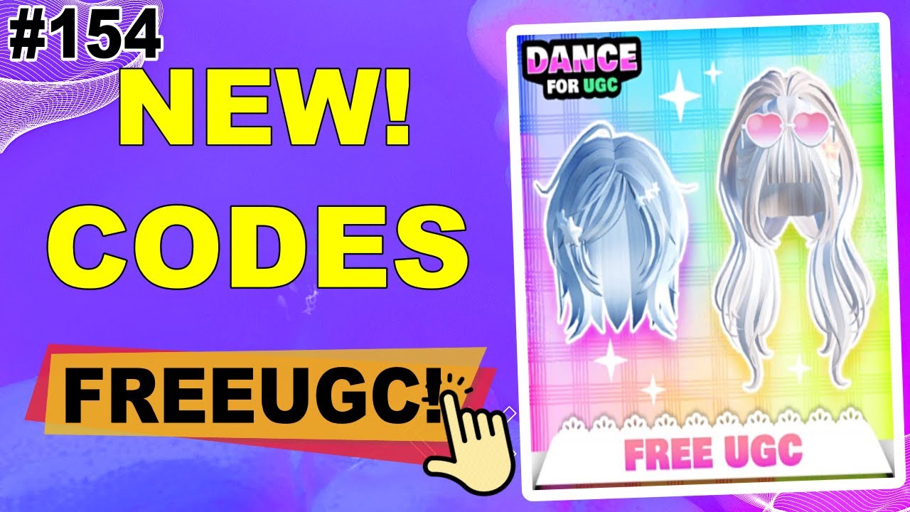 *NEW* ALL WORKING DANCE FOR UGC CODES TODAY - ROBLOX DANCE FOR UGC ...