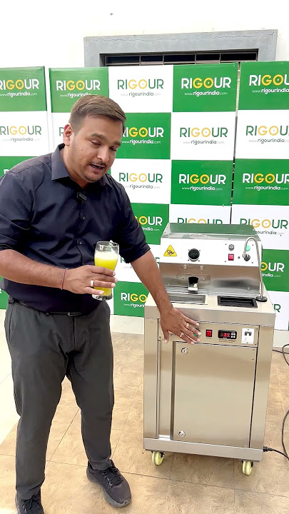 Sugarcane juice machine with chiller | RIGOUR | Cane Coop Chiller | RSJC08  #sugarcane juice machine