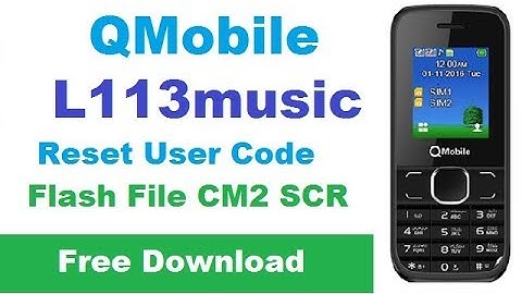 Q Mobile L113  Reset User Code Flash file Free Download Boot Key